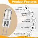 10 Pcs 86364 Replacement Oven Light Bulb for Dacor - 12V 10W G4 Bi-Pin ﻿