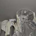 Baby High Chair, 5 in 1 High Chairs for Babies and Toddlers, Travel Foldable High Chair with Foot Rest, Detachable PU Cushion, Double Removable Tray, Adjustable Height & Recline