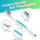 Frekare Bulk Toothbrushes 35 Pack, Individually Wrapped Toothbrushes Pack for Adults & Kids, Disposable Toothbrush Medium Soft for Travel, Donations, Hotels