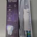 Electric Tooth Polisher, Plaque Remover for Teeth Whitening, Teeth Polishing Kits 4 Speed ModesRechargeable Dental Polisher for Cleaning, Waterproof Tooth Polish Tools with 5 Brush Heads& LED Light