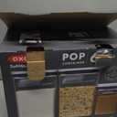 OXO Pop 6pc Baking Airtight Food Storage Container Set: Dishwasher-Safe, Silicone & ABS Lids, White