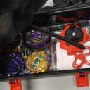 Battling Top Set, Burst Gyro Toys 10 Spinning Tops 2 Launchers Combat Battling Game with Portable Storage Box Gift for Kids Children Boys