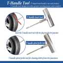 Tire Repair Kit, 68pcs Heavy Duty Tire Plug Kit, Universal Tire Repair Tools Flat Tire Puncture Repair for Car, Motorcycle, Truck, SUV, RV, ATV, Tractor, Trailer Fix Punctures and Plug Flats Patch Kit
