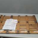 Utoplike (32"x18") Teak Wood Bath Mat, Shower Mat for Bathroom, Wooden Floor Mat Large for Spa Home or Outdoor