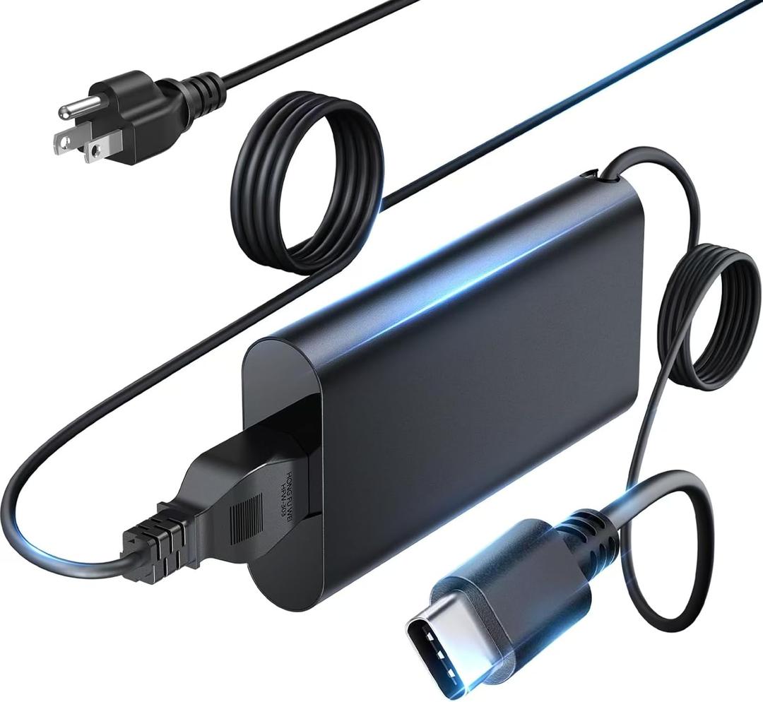 130W USB C Laptop Charger for Dell XPS 15 9500 9510 9520 XPS 17 9700 9710 9720 Precision 5470 5550 5560 5570 5770 Latitude Type C PD Power Adapter