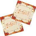 Gatherfun Thanksgiving Party Supplies Maple Leaves Disposable Paper Napkins for Thanksgiving Dinner Party Fall Party Decorations 50 Pack