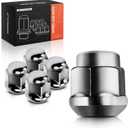 A-Premium M12-1.50 Wheel Lug Nuts Compatible with Honda CR-V CR-Z CRX Civic Accord Fit Insight Element Prelude S2000 Wagovan & Acura CL EL RL TL ILX MDX NSX RSX TLX Legend, Front or Rear, 5-PC Set