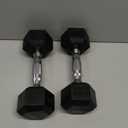 7.5Kg Rubber Hex Dumbbells (x2)