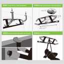 KAKICLAY 2026 Upgrade Multi-Grip Pull Up Bar with Smart Larger Hooks Technology