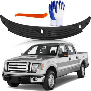 OQSNCV Windshield Wiper Cowl Cover Panel Compatible with Ford F150 (2009-2014), Left & Right Side Front Insert Panel, BL3Z15022A69A BL3Z15022A68A