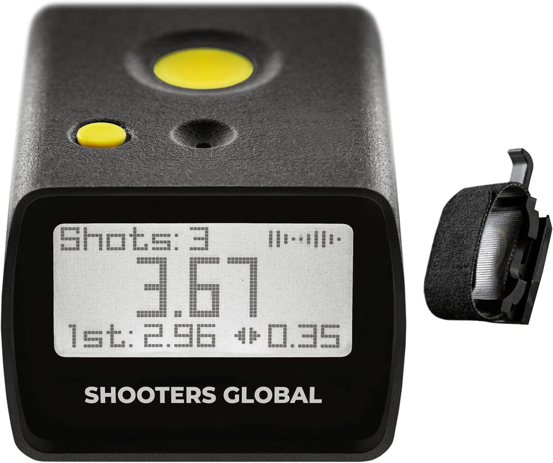 SG Timer GO | Affordable Shot Timer for Training & Dry Fire, Best Battery Life, Smart Sensor, Belt Quick Release, Bluetooth & Free Mobile app with Video Recording. (Quick Release)