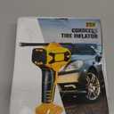 Tire Inflator Air Compressor Compatible with DeWalt 20V Battery Power, LIVOWALNY 160PSI Cordless Portable Electric Air Pump with Digital Pressure Gauge for Car Motorcycles Bike Ball Auto (No Battery)