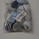 Baby Socks 12 Pairs - Non-Slip Infant Grip for Newborns & Toddlers 0-6 Months, Boys & Girls, Safe for Walking (Blue)