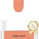 Finger Secret 4oz Acrylic Nail Powder, Shimmery Finish, Long Lasting, Superior Adhesion, Large Capacity (Nude, 4oz/120g)