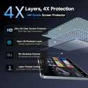 for Tesla Model Y Juniper & Model 3 Highland Screen Protector Accessories [HD & 9H Anti-scratch] Front & Back Tempered Glass Screen Protector for Tesla model Y Juniper/Model 3 Highland - Glossy