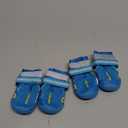 QUMY Dog Shoes for Large Dogs, Medium Dog Boots & Paw Protectors for Winter Snowy Day, Summer Hot Pavement, Water-Resistant in Rainy Weather, Outdoor Walking, Indoor Hardfloors Skid-Resistant Sole (Size 2: 1.9''x2.4''(W*L) (Pack of 4))