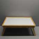 Winsome 24.6-Inch Breakfast Folding Bed Tray with Flip Top, Natural (98721)