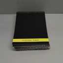 6 Pcs Legal Pad Top Spiral Bound Notebook 70 Sheets Double Sided College Ruled Paper Notepad Memo Steno Pad with Stiff Cover for Business College(8.5 x 11 Inches,No Holes,Yellow)