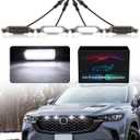 LED Grill Lights for Mazda CX-50 2022-2025 Grille Lights Mazda Accessories Front Grille Trims (White)
