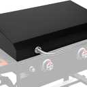 28 Inch Blackstone Griddle Grill Cover with Hinged Hood, 2026 Upgraded Outdoor Hard Grill Cover Compatible with Blackstone Models 1517 1853 1605 1803 1839 1856 1924 1983 2094 2145 2137 5003