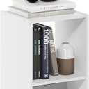 Furinno Pelli Cubic Storage Cabinet, 2x1, White, 2-Cube