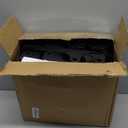 24 Pack Shoe Slots Organizer, Adjustable 4 Levels Shoe Stackers, Double Deck Shoe Storage Holder, 50% Space Savers Rack, Thickening Plastic Shoes Riser for Closet Entryway Organization, Black