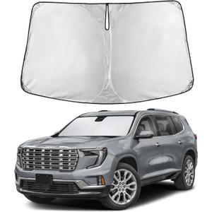 EcoNour Windshield Sunshade Compatible for GMC Acadia 2024 2025 2026, Sun Visor for Front Windshield & Window Sun Shade Cover, UV Heat Blocker & Protector, Car Accessories