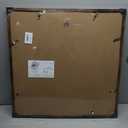 Wood 24x24 Picture Frame with 20x20 Mat Deep Brown, Display 20x20 with Mat or 24x24 without Mat, Wood 24 by 24 Photo Frame, 24 x 24 Frame for Wall Hanging Display, Deep Brown
