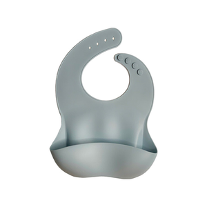 Silicone Baby Bibs for Eating - Sturdy Food-Grade Silicone Bibs for Babies Girl, Boy, Large Food Catcher, Clean & Put On Easily, Waterproof Toddler Feeding Essentials