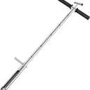 40 Inch Soil Sampler Probe, Stainless Steel Soil Core Sampling Tool with T-Handle, Heavy Duty Soil Probe for Lawn, Garden, Farm & Soil Testing 