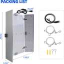 Barrina 4x4 Grow Lights for Indoor Plants Full Spectrum, BU2000 Dimmable, Adjustable LED Grow Light Panel, 816 LEDs, High PPFD, Plant Lights for Indoor Growing, Seedling, Flowering and Fruiting (15.36"15.36")