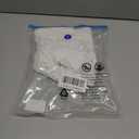 OFEEFAN Womens Tshirts Notch Neck Tops Lace Short Sleeve Tops Dressy Casual Blouses Loose Fit (White)