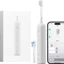 Laifen Wave Special Electric Toothbrush, New 2025 Version Oscillation & Vibration Sonic Electric Toothbrush for Adults with App, 2 Brush Heads, IP68 Waterproof Travel Powered Toothbrush (Matte Grey) (Pack of 1)