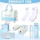 7pcs Something Blue Bride to Be Bridal Shower Box Gift,Classic Style,L
