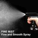 4 pack Plastic Spray Bottles Empty Spray Bottle 16.9oz/500ml Heavy Duty Spraying Bottles Mist/Stream Water Bottle for Cleaning Solutions, Hair (2Clear&1 brown&1 gradient)