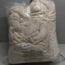 Sealy Electric Blanket King Size, Flannel Heated Blanket with10 Heating Levels & Auto Shut Off, Machine Washable, Beige, 100 x 90 Inch