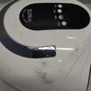 UV Gel Nail Lamp 120W LED Nail Light Fast Dryer for Gel Polish Curing with 4 Timers Portable Handle Large Space Automatic Sensor (White)