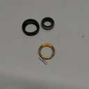 Fidget Spinner for Stress Relief  DIY Magnetic Fidget Ring with Engaging Sounds, EDC Stainless Steel Toys for Adults & Teens, Perfect for Work, Study, Waiting, Gift and Stocking Stuffer (Black)