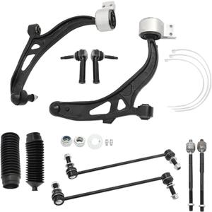 labwork 10pc Steering Front Lower Control Arms Replacement for Ford Explorer 2011-2017