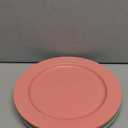 greenandlife 10inch/6pcs Dishwasher & Microwave Safe Wheat Straw Plates - Lightweight Reusable Unbreakable Dinner Plates, Non-toxin, BPA Free and Healthy for Kids & Adults (6colors-Flat)