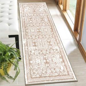 Vaukki Hallway Runner Rug, Vintage Shaggy Soft Laundry Rug Runner, Non Slip Entryway Runner Mat, Washable Farmhouse Kitchen Area Carpet for Bathroom, Entryway and Bedroom (30x100)