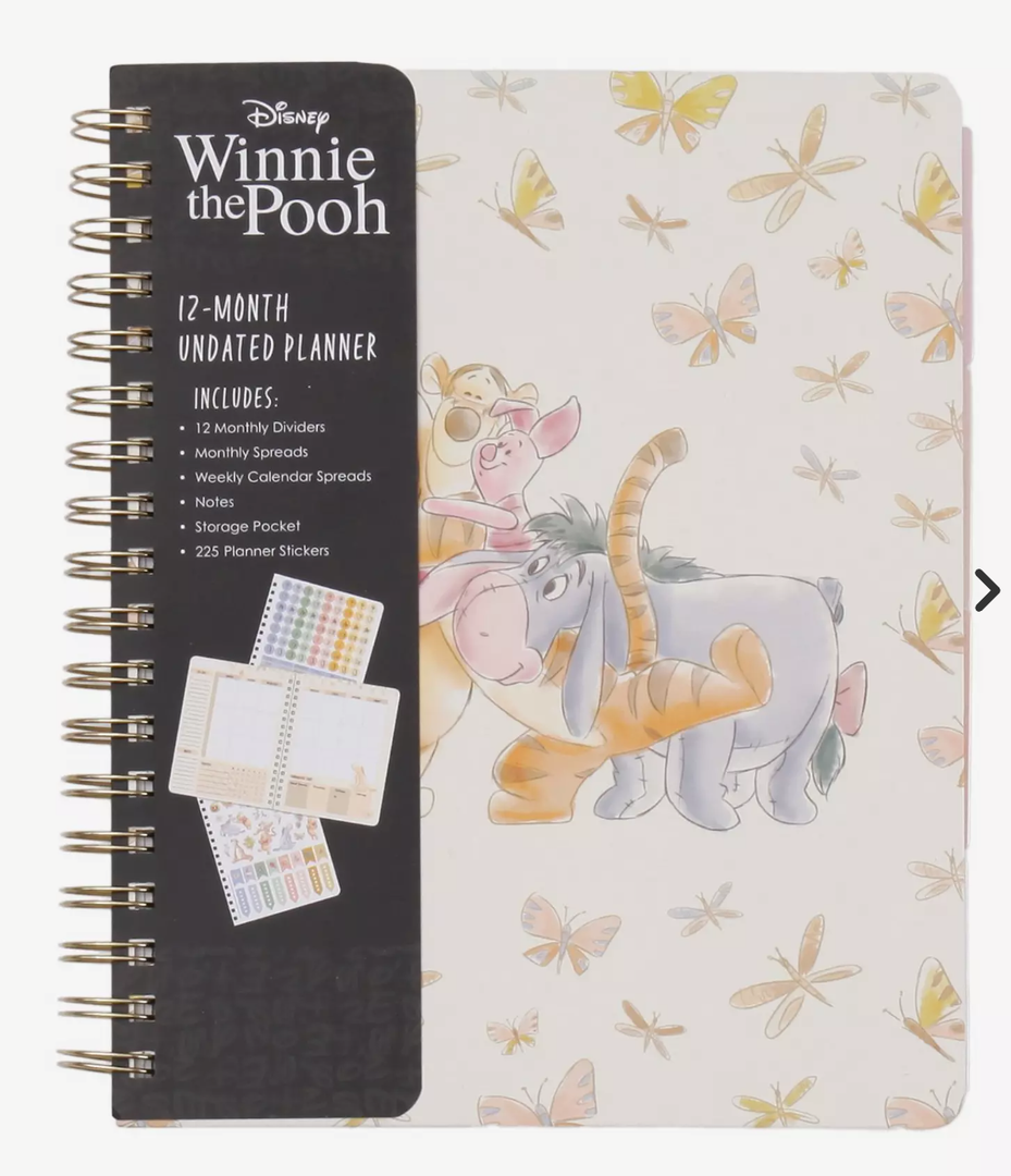 Disney Winnie The Pooh 12-Month Planner
