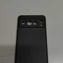 Aramid Fiber Case for Google Pixel 8 Pro with Carbon Fiber Texture, Super Slim Protective Cover Skin, Soft Touch Sturdy Durable Case, Snap-on Back Cover Wireless Charging Friendly (Black)