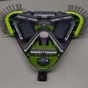 Upgrade Pool Vacuum Head with Wheels & Side Brushes, Universal Rotatable Hose Adapter, Weighted Triangular Shape, for Inground/Above Ground Swimming Pools, Sepetrel