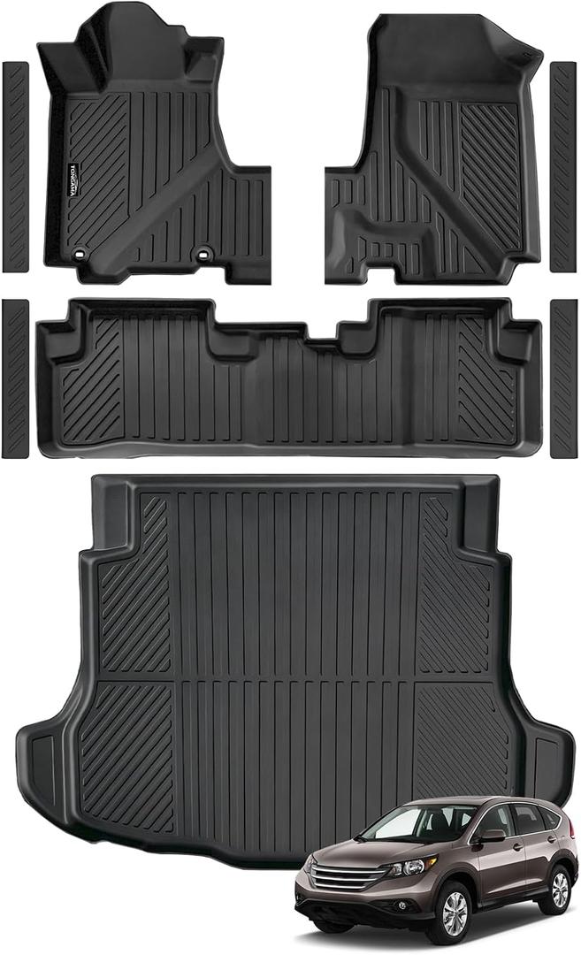All Weather TPE Floor Mat Set for 2007-2011 Honda CRV