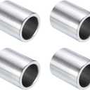 uxcell 4pcs Stainless Steel Spacer 3/4" Bore x 1" OD x 1" Length Screw Standoff Bushing Plain Finish Round Metal Spacer for 3/4 Screws Bolts and Rods