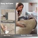 8x10 Area Rugs for Living Room: Fluffy Shag Soft Washable Rug Large Fuzzy Plush Indoor Carpet for Bedroom Nursery Playroom Kids Girls Boys Room (Camel, 8'x10')
