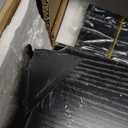 Katrawu TV Stand for TV up to 65 Inch, Long 55" TV Cabinet with 3-Tier Storage Shelves,Entertainment Center TV Console Table for Living Room with Industrial TV Metal Frame, Black Oak