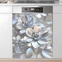 Dishwasher Magnet Sticker Cover: Panel Decal Decorative for Kitchen Decoration, 23"x26" Home Appliances Decor Stickers Panel Decor