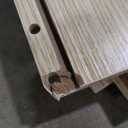 KEIKI King Thick Chenille Bed Frame with 4 Storage Drawer & Upholstered Tufted Headboard, Modern Solid Wood Floor Platform for Bedroom, No Box Spring Needed (Beige)